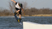 photo of josh pennell wakeboarding at Vision Quest ATX